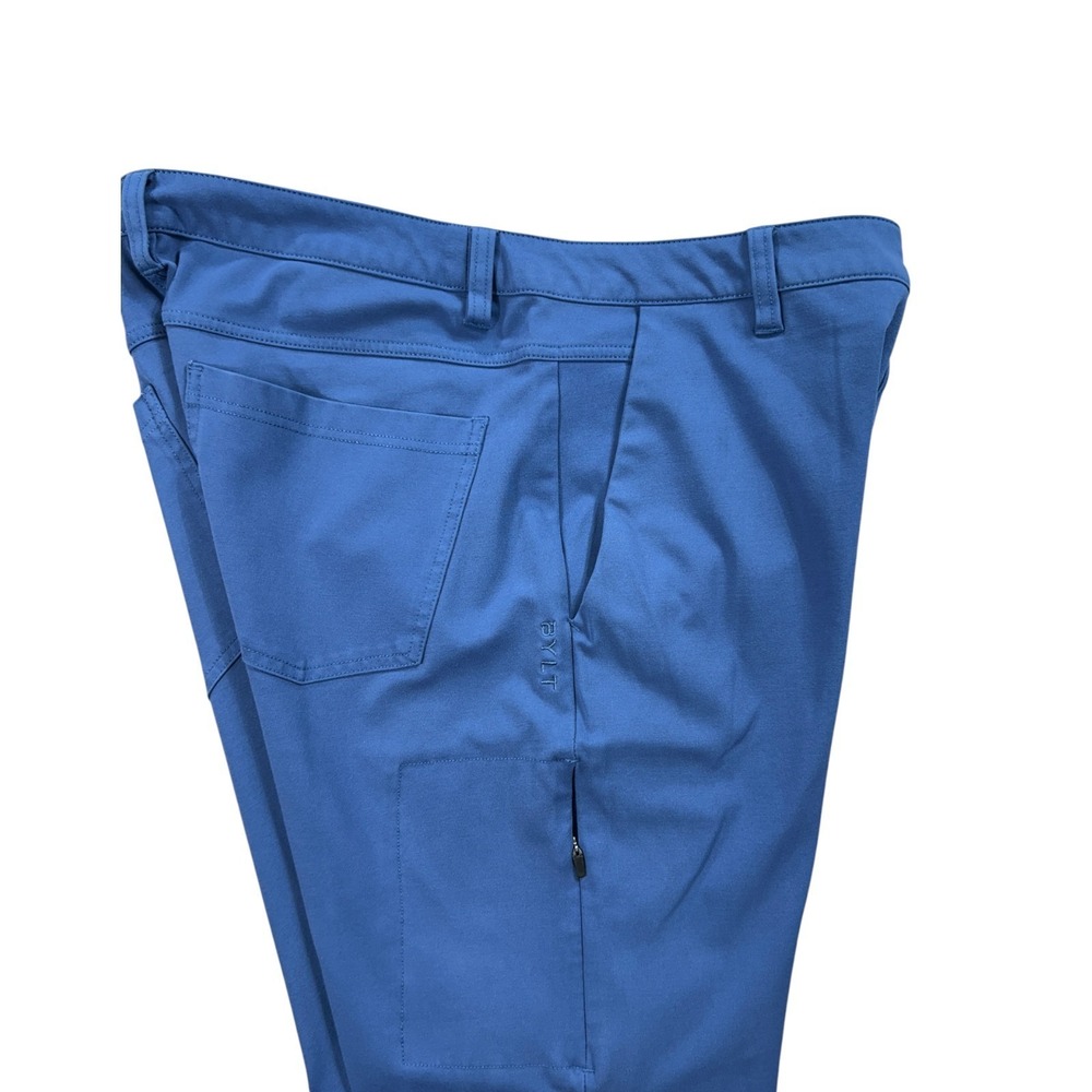 BYLT Everyday Pant 2.0 Mens 34x32 Blue Slim Performance‎ Tech Stretch Tapered - Picture 2 of 11